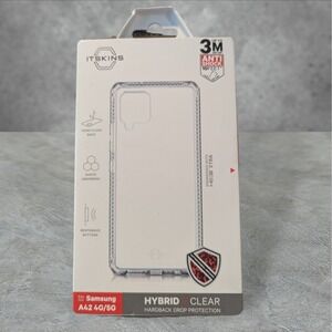 Y6. Itskins Hybrid Case for Samsung Galaxy A42 4G/5G Clear - See Description